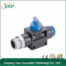 zhejiang esp pneumatic straight thread-fitting hand nipple valve